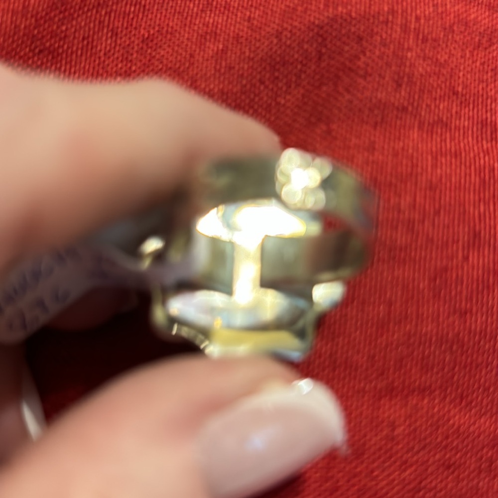 No. 8 mine. NEW STERLING SILVER no. 8 mine turquoise    Size 9 adjustable - Picture 10 of 10